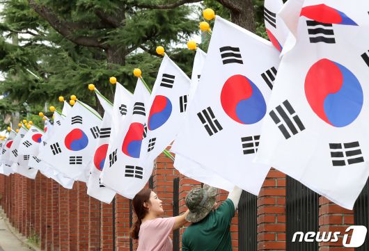 Banderas corea